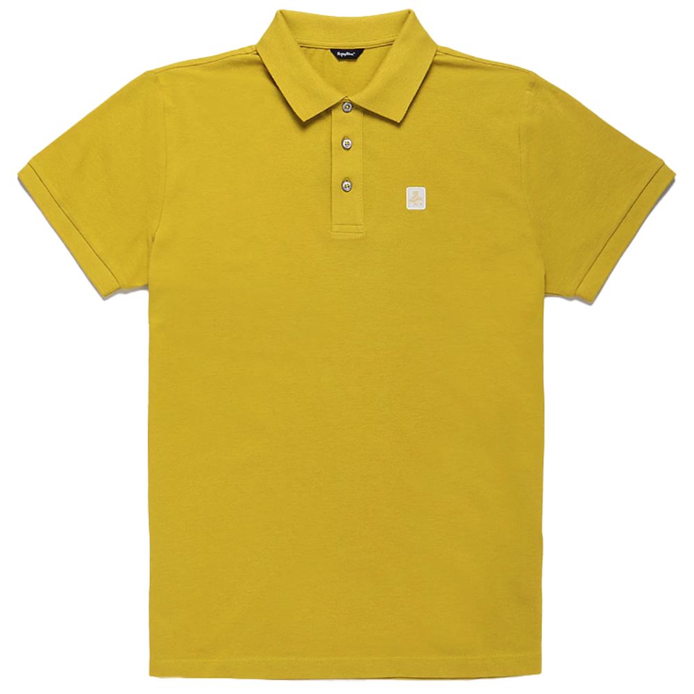 Refrigiwear Yellow Cotton Polo for Men