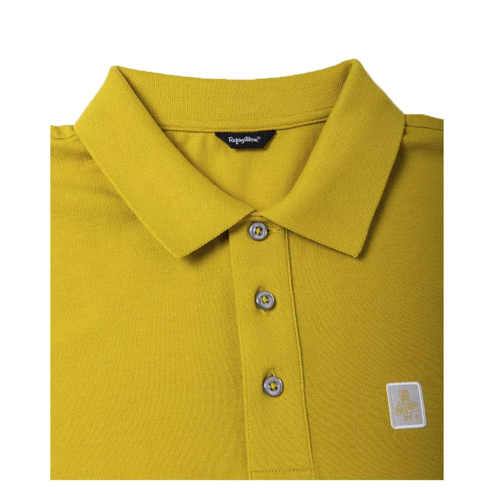 Refrigiwear Yellow Cotton Polo for Men