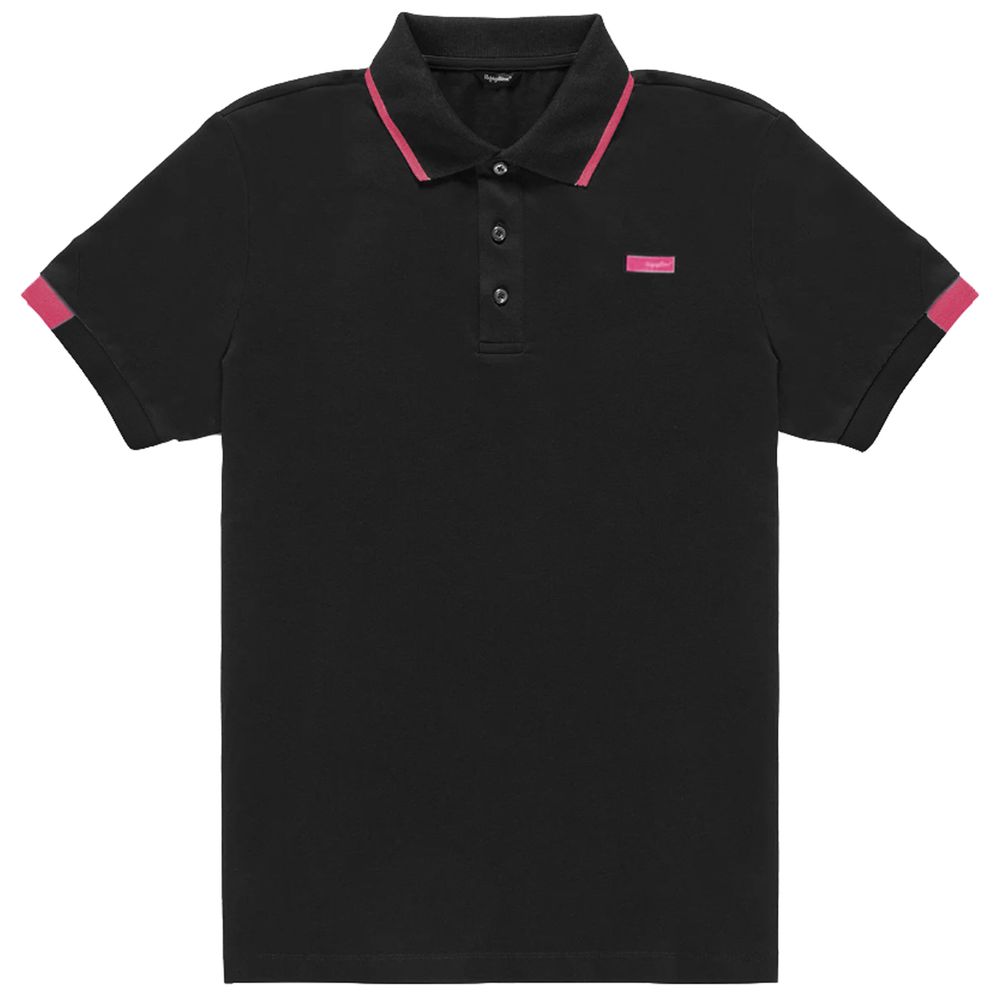 Refrigiwear Elegant cotton polo with contrasting details