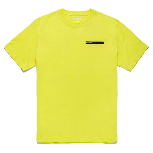 Refrigiwear cotton T-shirt with embossed logo in yellow