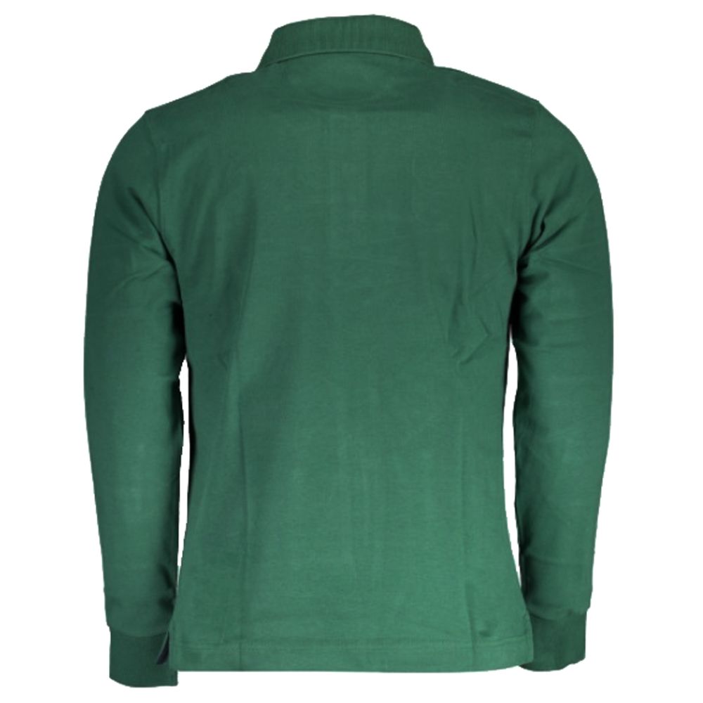 La Martina Green Cotton Polo Shirt