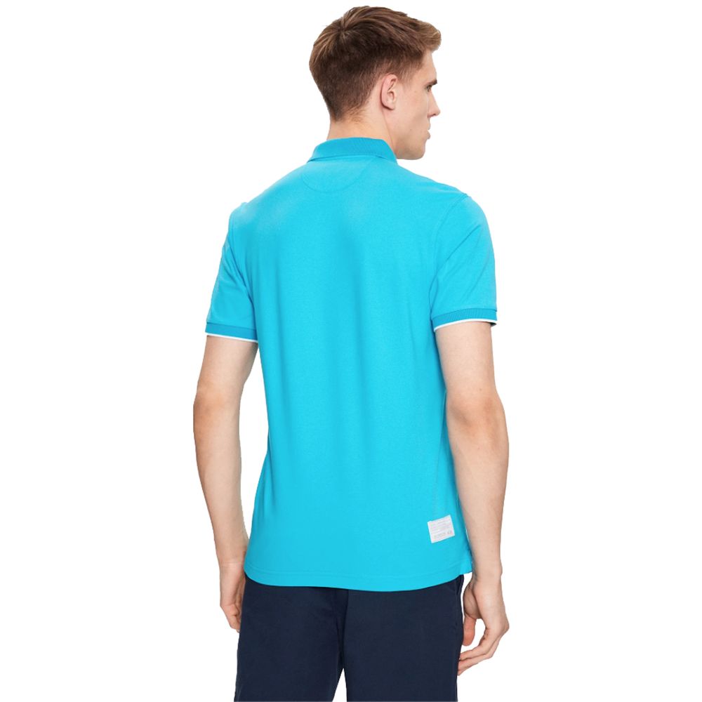 La Martina Light Blue Cotton Polo Shirt