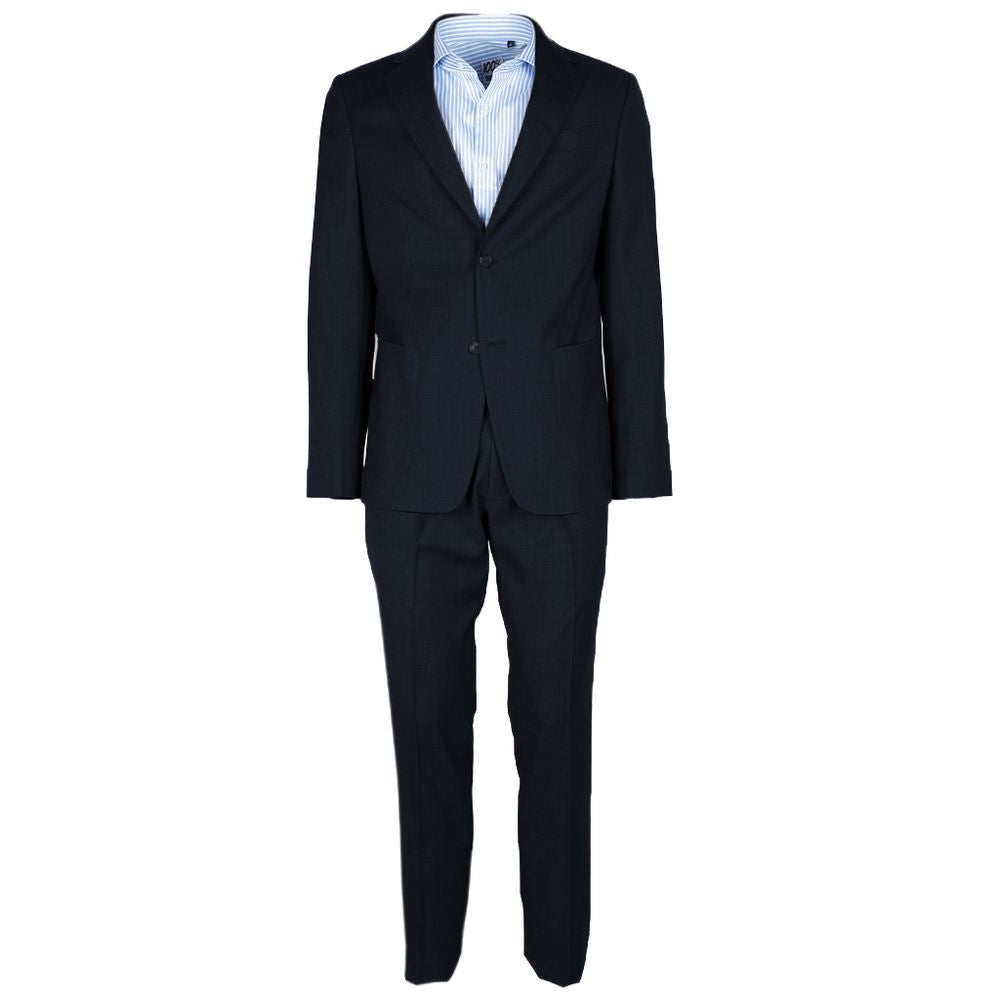 Made in Italy suit in blue virgin wool