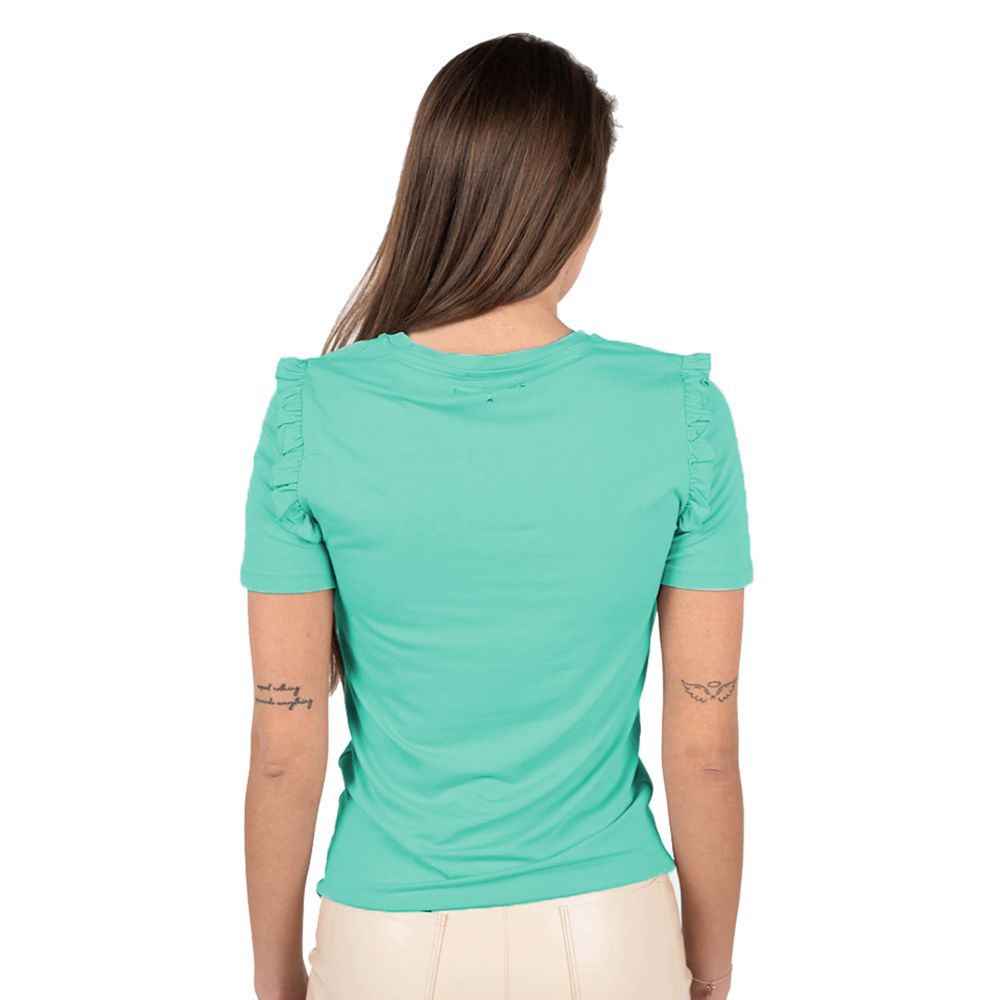 Patrizia Pepe Green Viscose Tops &amp; T-Shirt