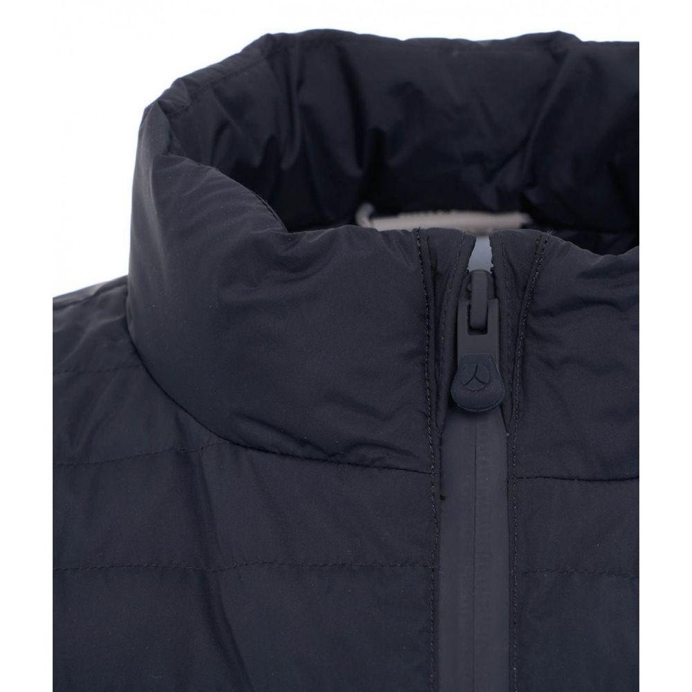 People Of Shibuya Simple blue puffer vest for a modern look