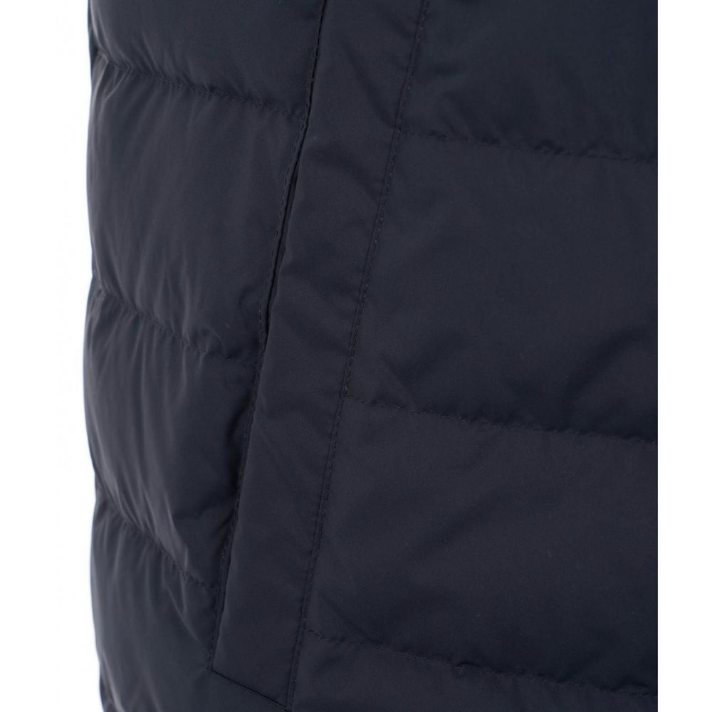 People Of Shibuya Simple blue puffer vest for a modern look