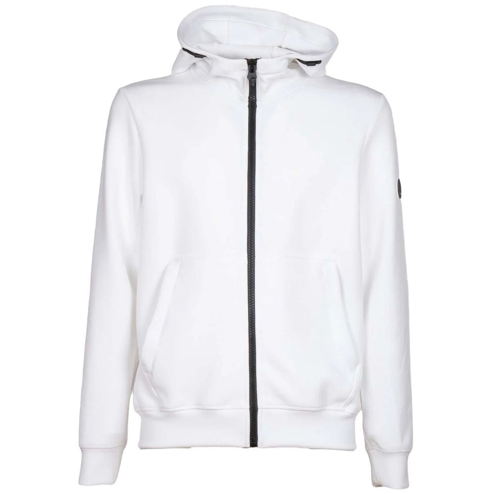 People Of Shibuya Eleganter weißer Tech Fabric Hoodie