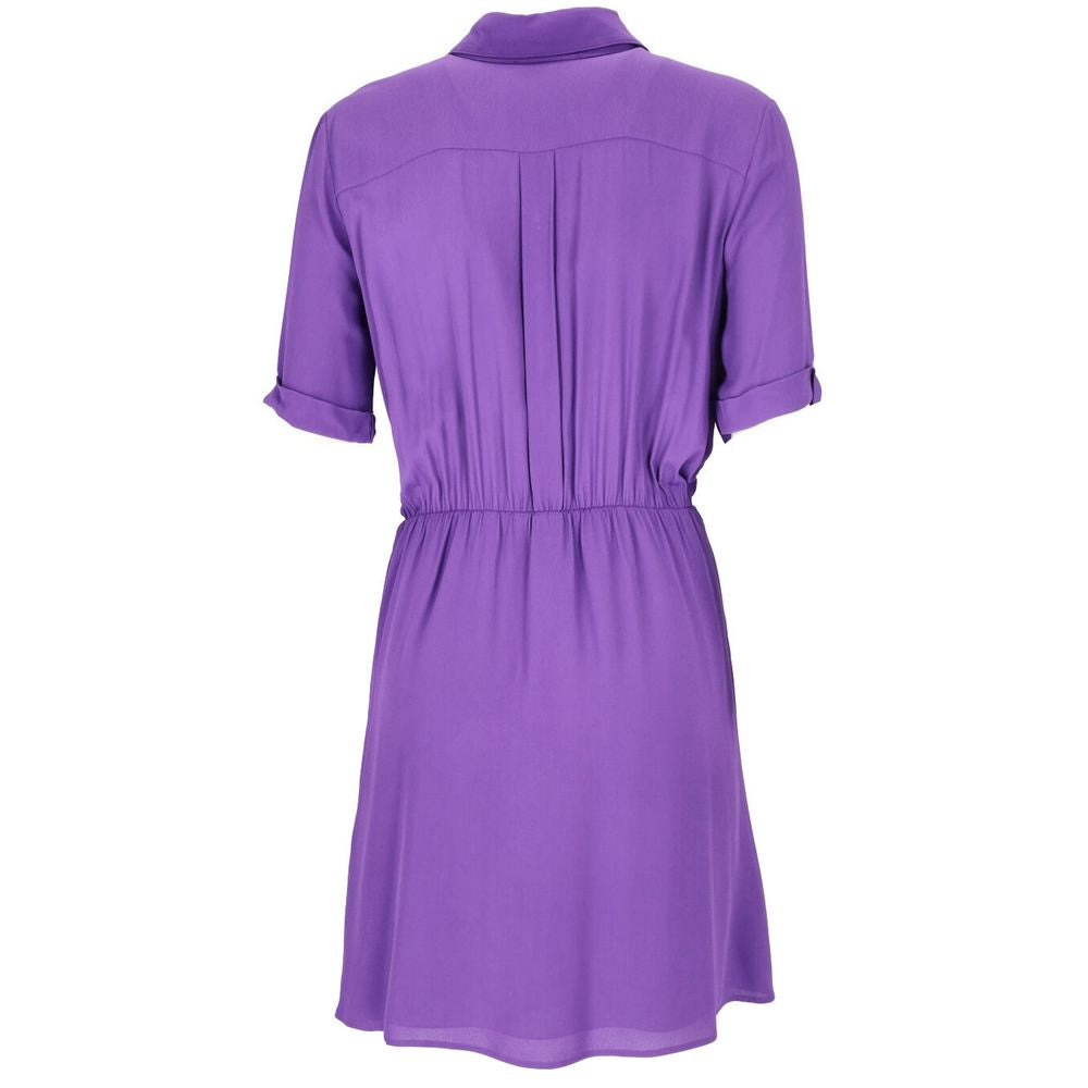 Patrizia Pepe purple viscose dress