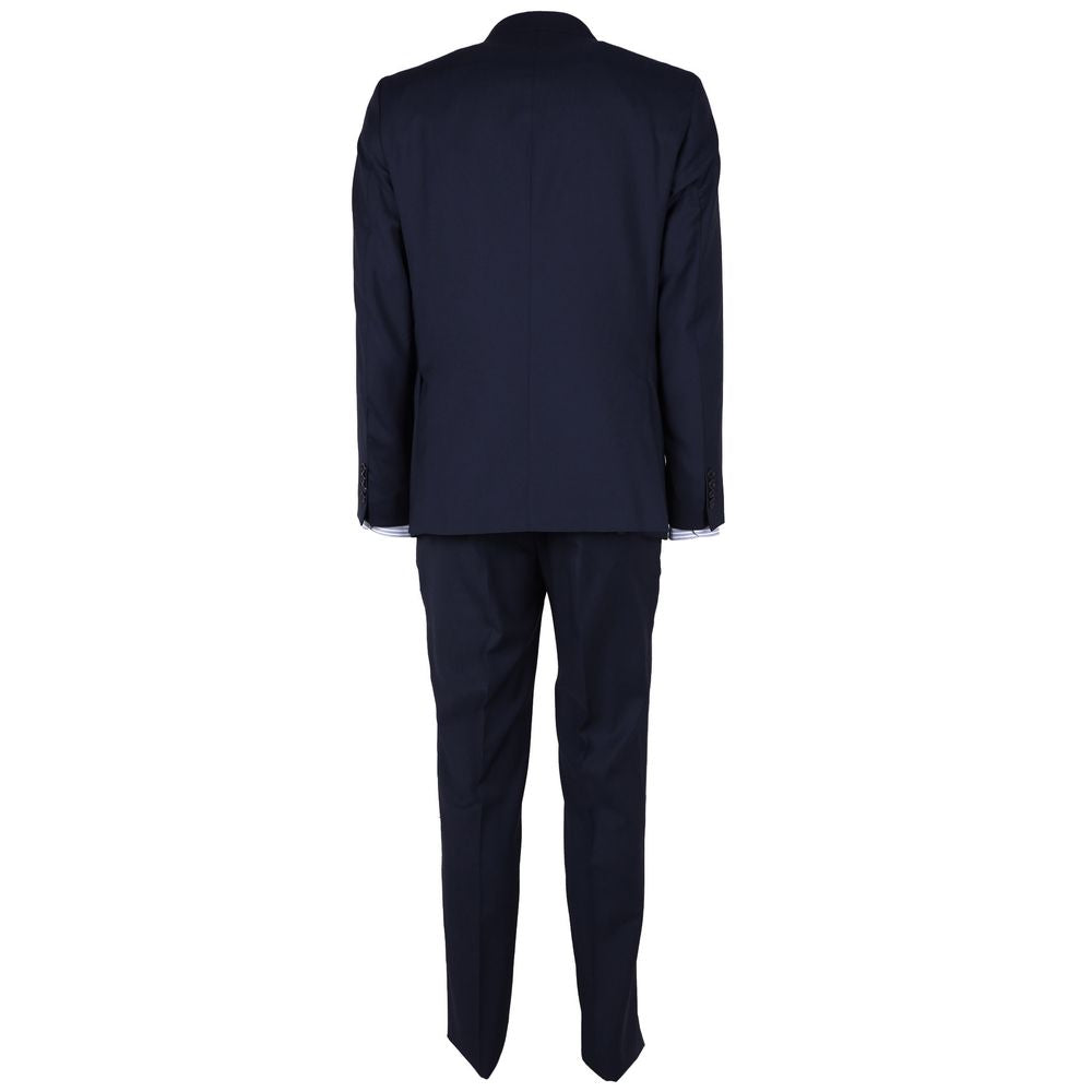 Made in Italy Blue men's suit made of virgin wool