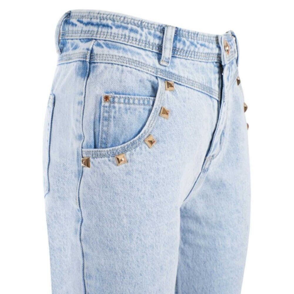 Yes Zee Light Blue Cotton Women's Jeans