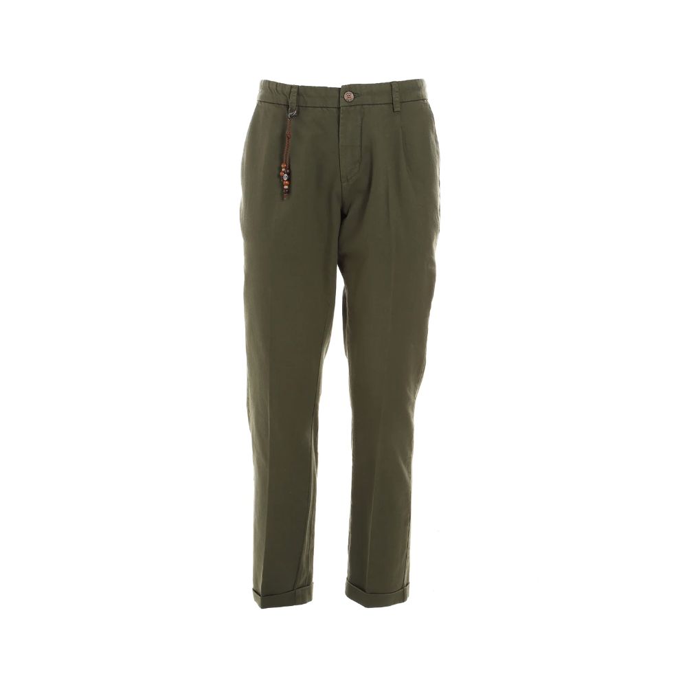 Yes Zee Chic green cotton chino pants