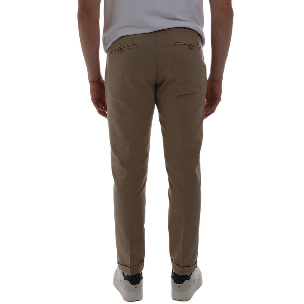 Yes Zee Elegant cut chino trousers made of cotton