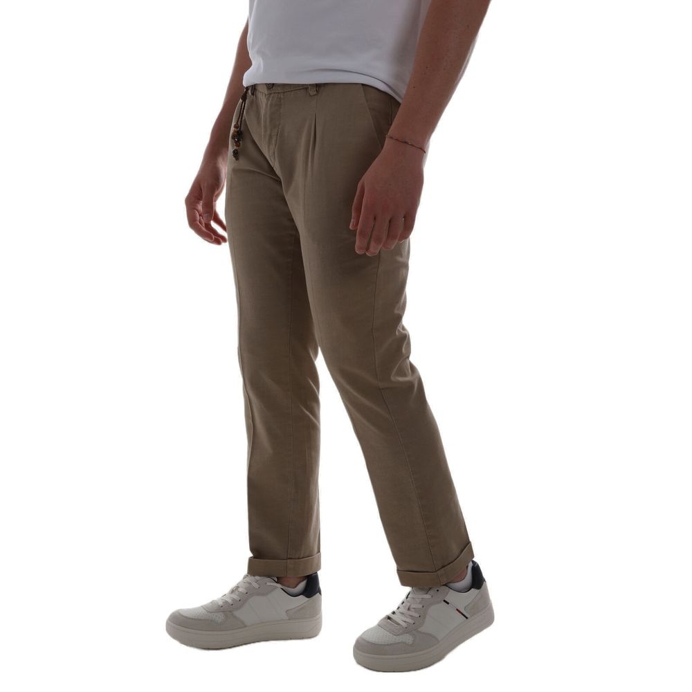 Yes Zee Elegant cut chino trousers made of cotton