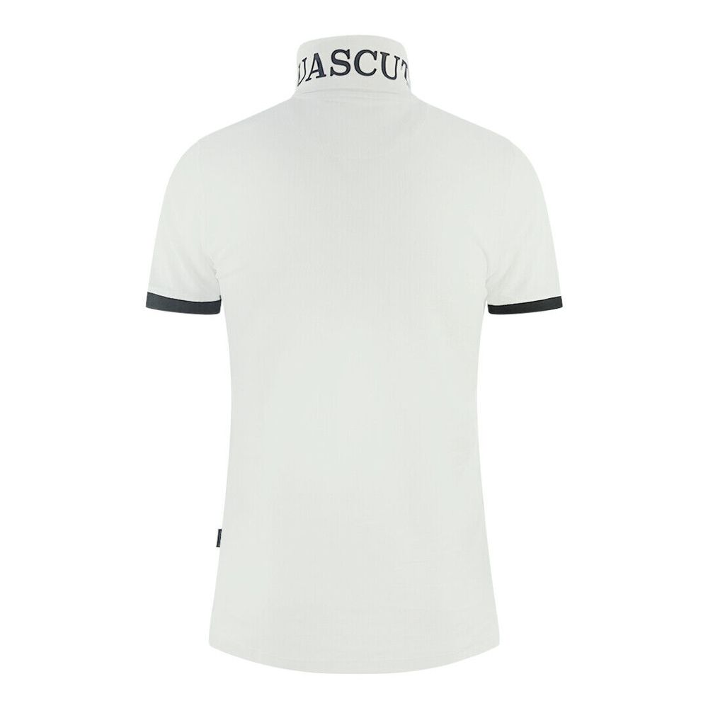 Aquascutum Elegantes Baumwoll-Polo mit kontrastierendem Logo