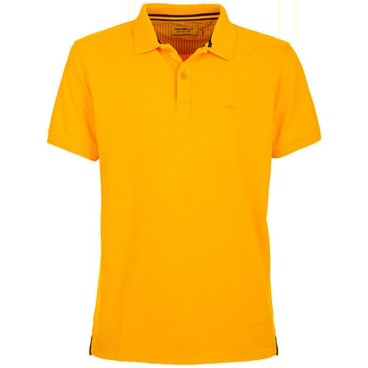 Fred Mello Sunset Hue cotton polo with embroidered logo