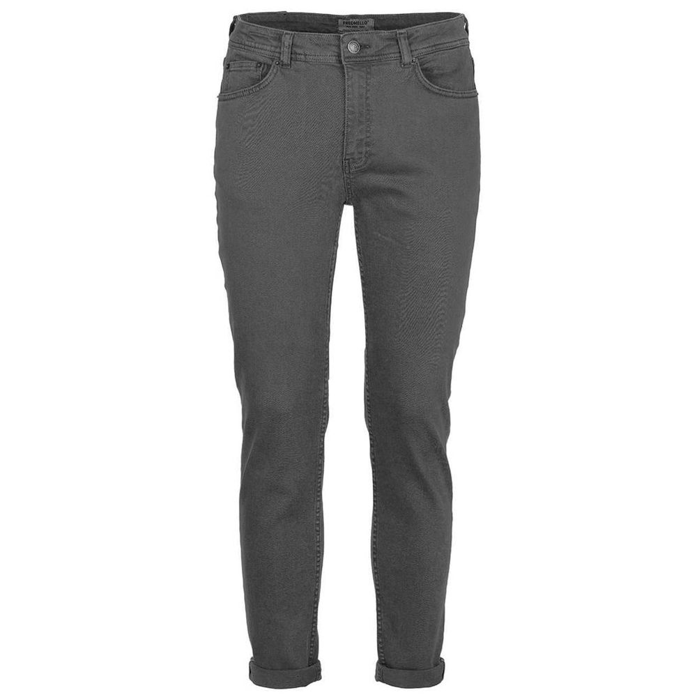 Fred Mello Elegante Graue Denim-Hose