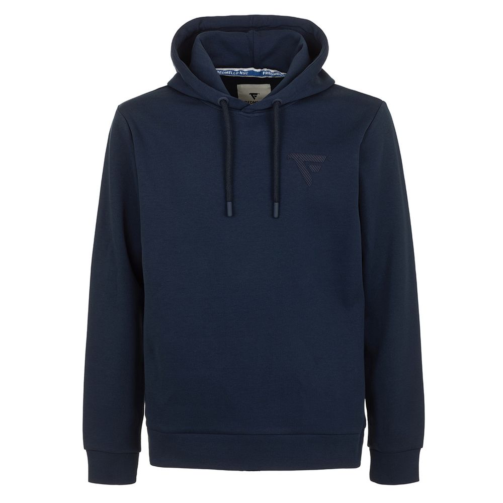 Fred Mello logo hoodie made from soft cotton blend - cozy and stylish