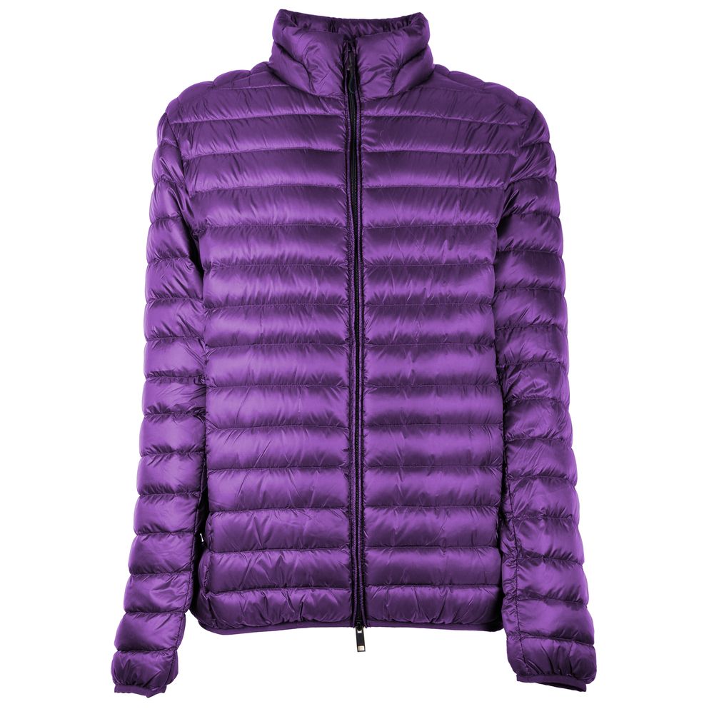 Centogrammi Chic purple nylon down jacket with duck filling