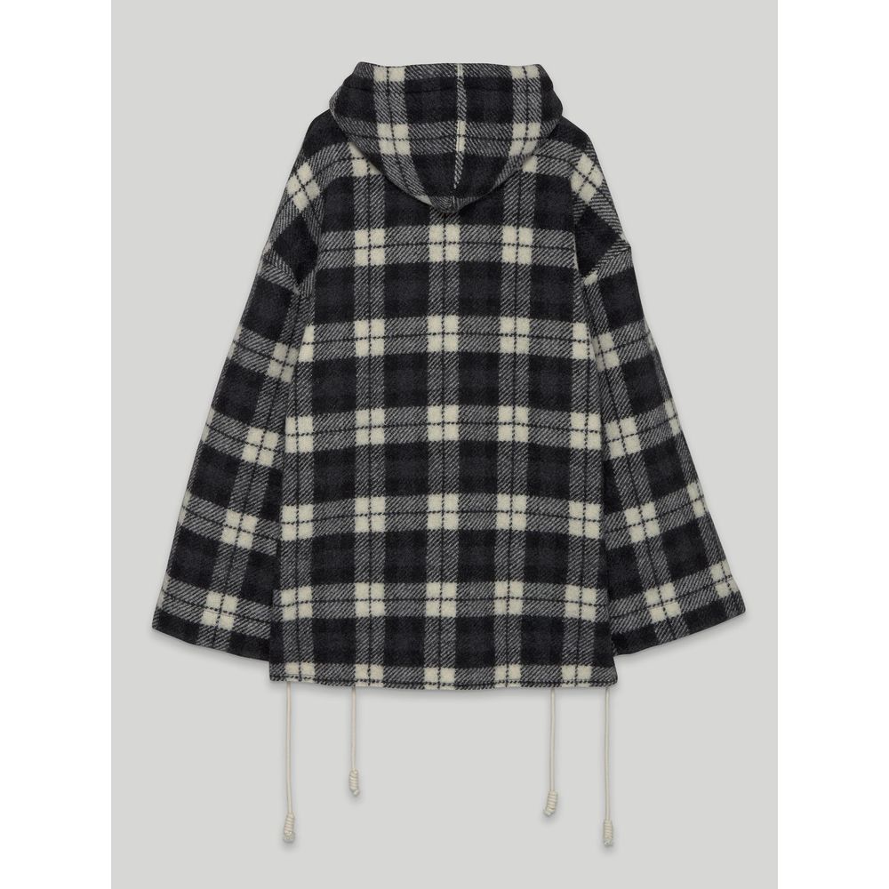 Palm Angels Archival Check Cashmere Jacke mit Kapuze