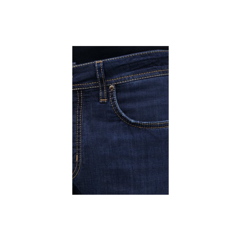 Jacob Cohen Anspruchsvolle dunkelblaue Denim-Jeans mit schmaler Passform