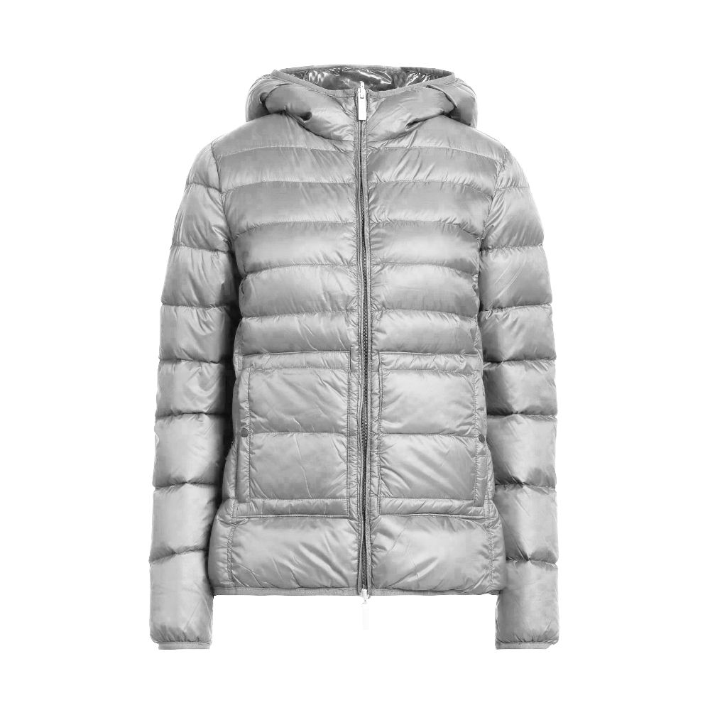 Centogrammi Chic short down jacket with reversible function