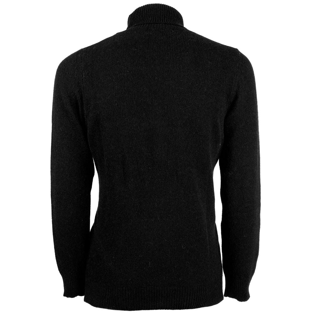 Emilio Romanelli Elegant Cashmere Turtleneck Sweater for Men