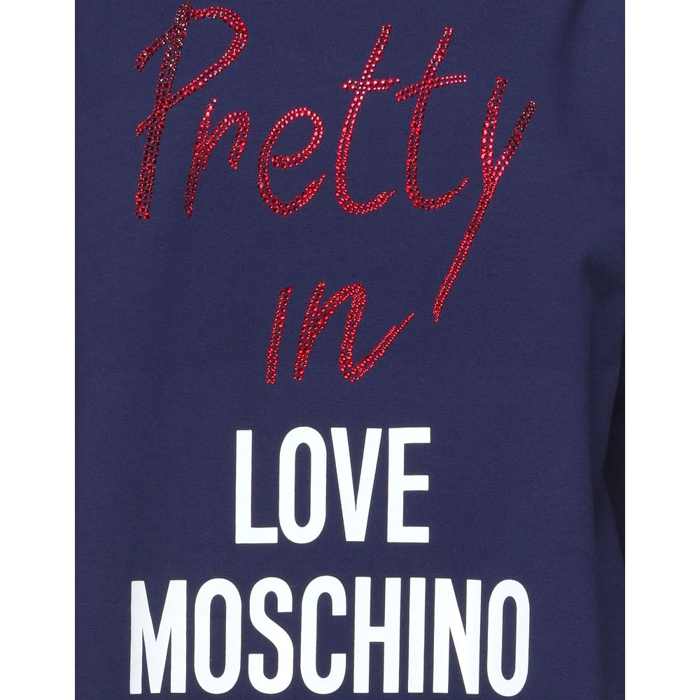 Love Moschino Blue Cotton Dress for Women