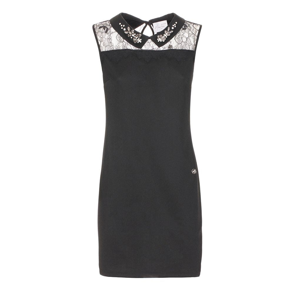 Maison Espin Black Polyester Women's Dress