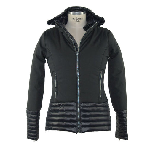 Maison Espin Elegant Black Down Jacket Outerwear