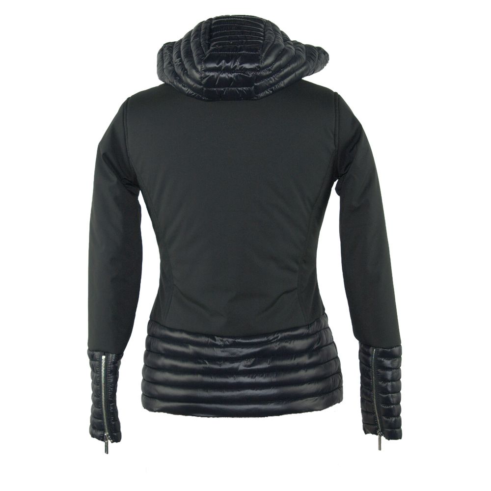 Maison Espin Elegant Black Down Jacket Outerwear