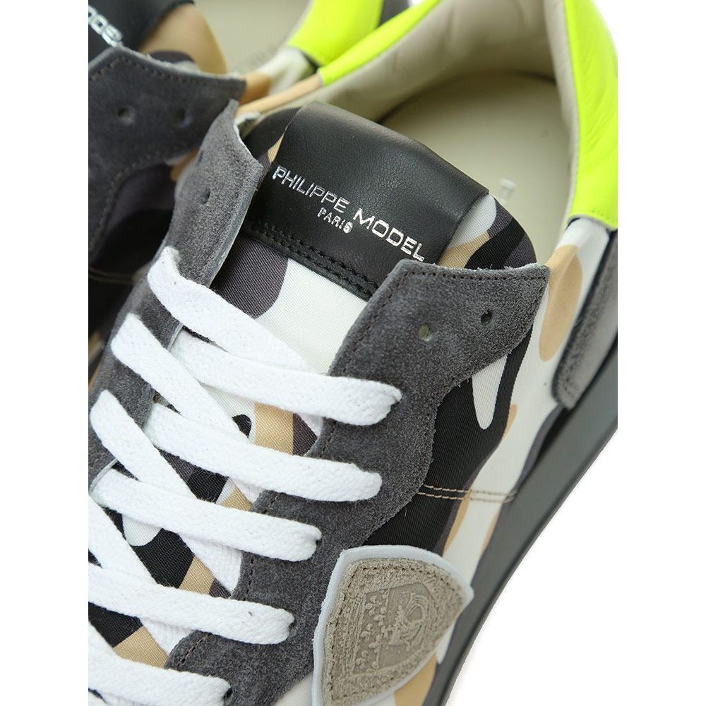 Philippe Model Army Chic Sneakers in fabric and suede