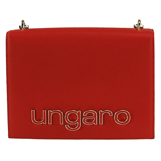 Ungaro Chic shoulder bag made of calf leather with metal logo