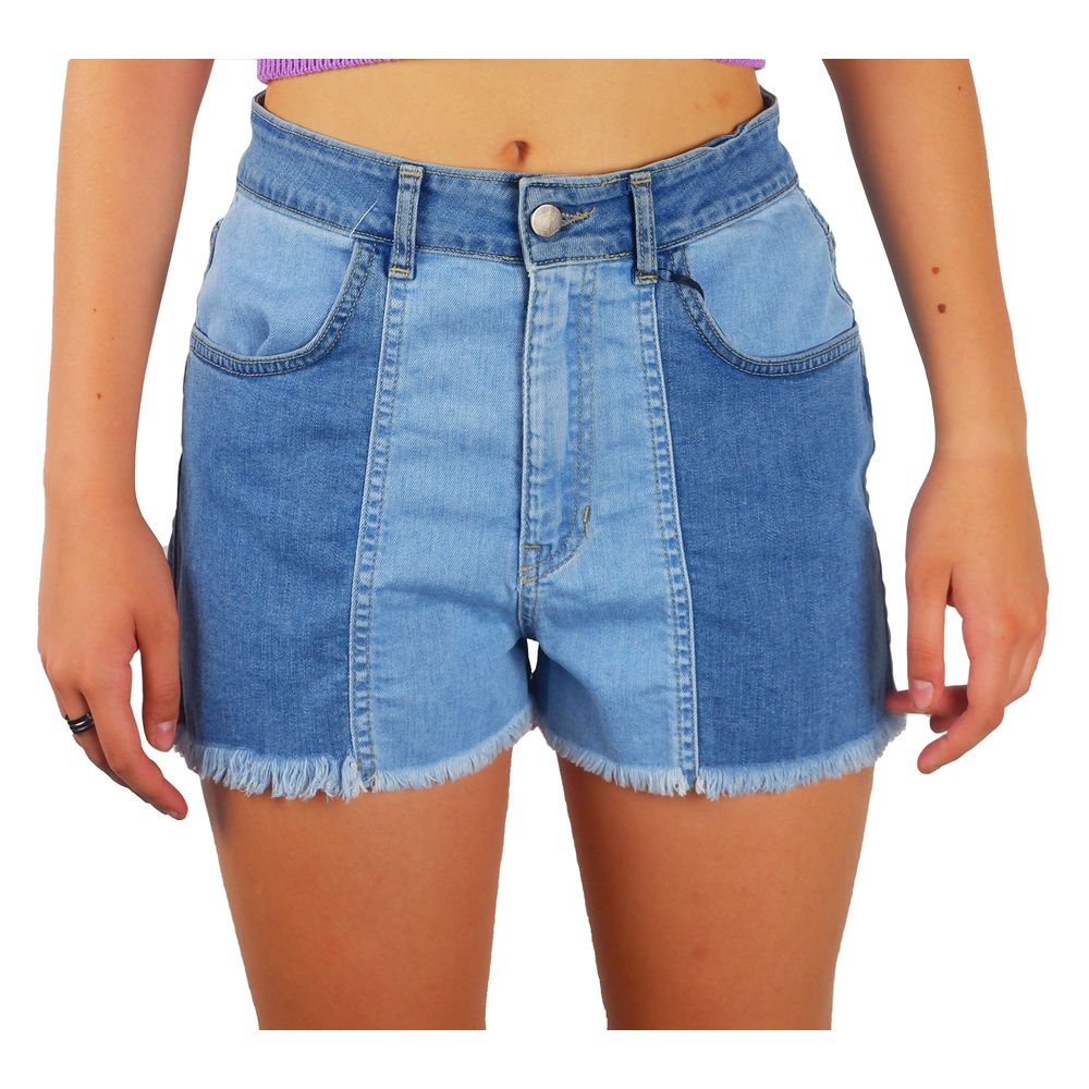 Comme Des Fuckdown Chic raw hem denim shorts