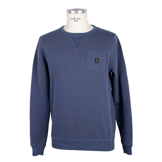 Refrigiwear Blauer Baumwollpullover für Männer