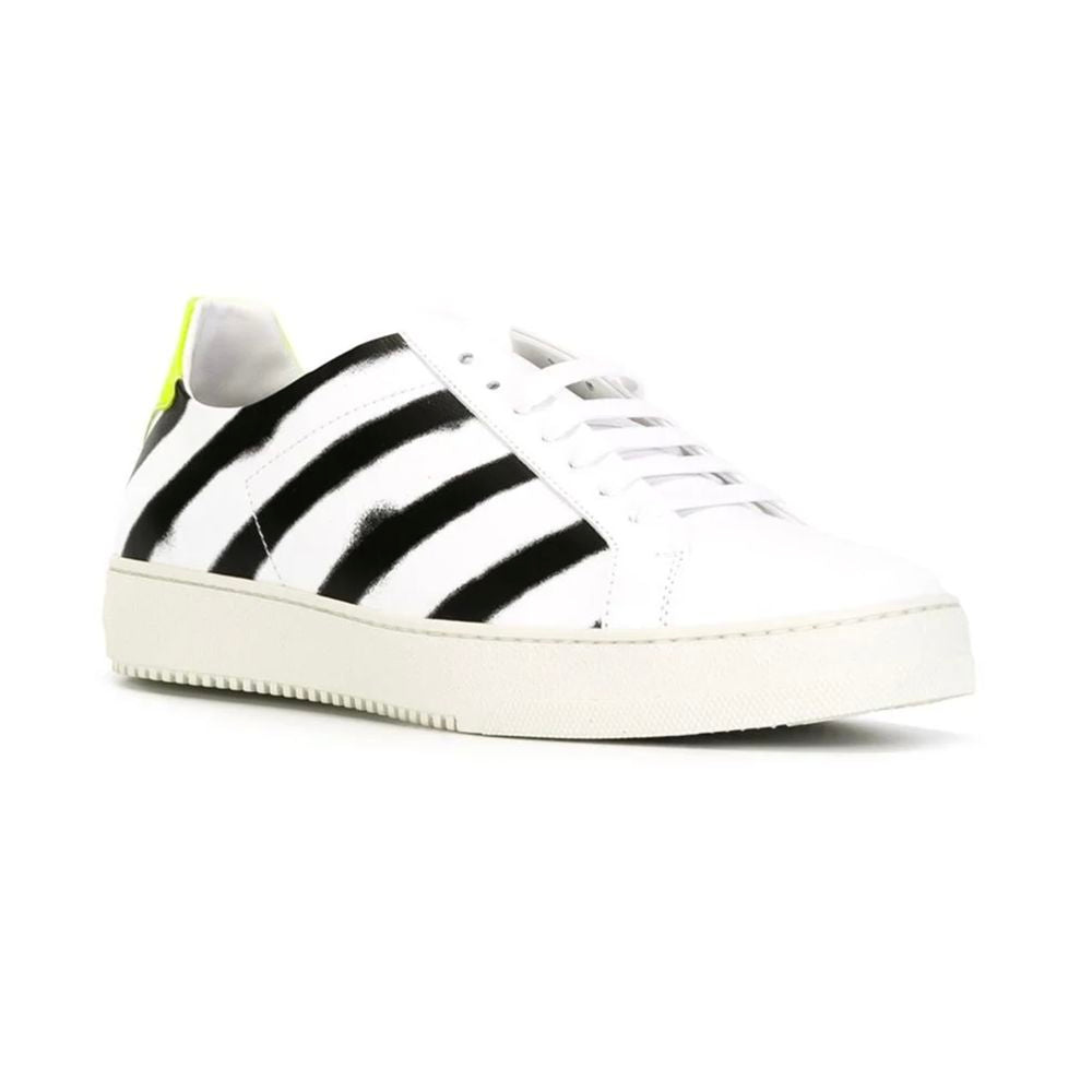 Off-White White Leather Women's Sneakers