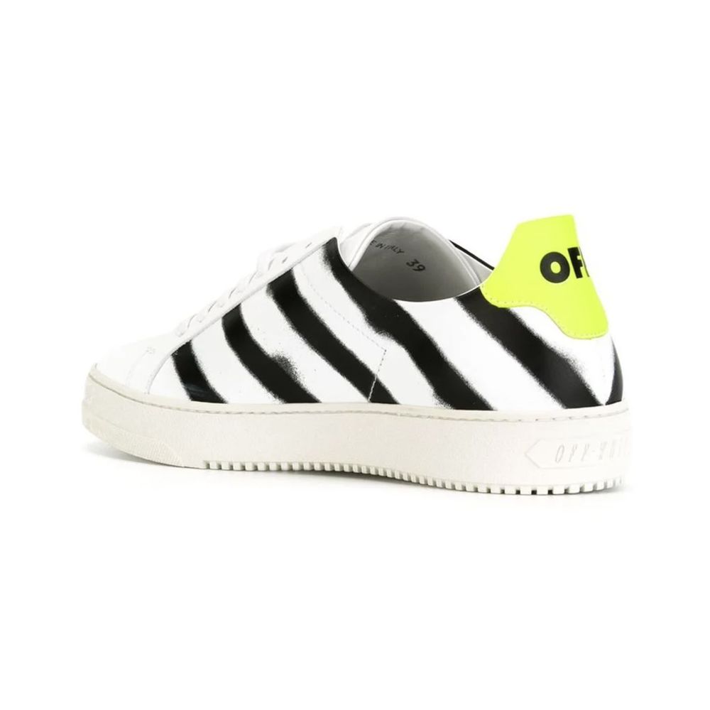 Off-White White Leather Women's Sneakers