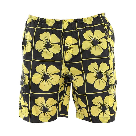 Palm Angels Yellow Polyamide Men's Swim Shorts