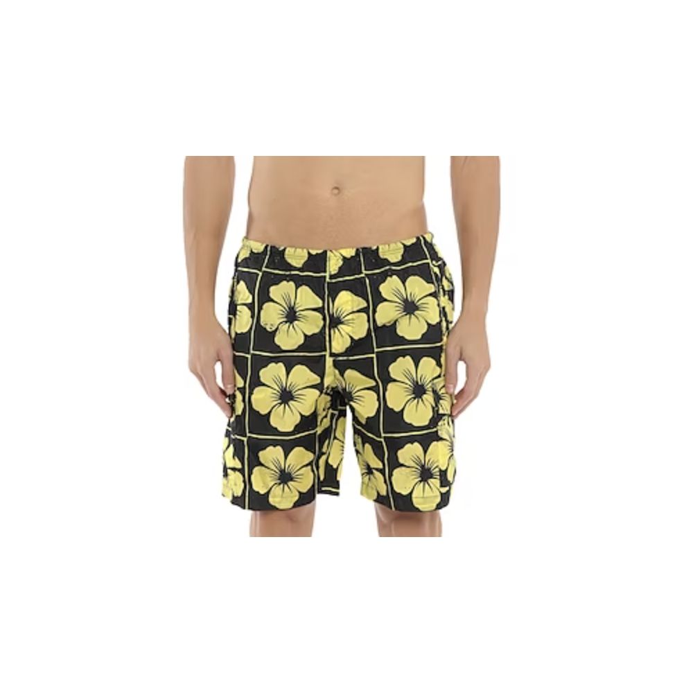 Palm Angels Yellow Polyamide Men's Swim Shorts