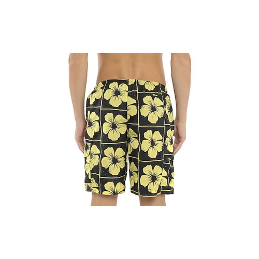 Palm Angels Yellow Polyamide Men's Swim Shorts