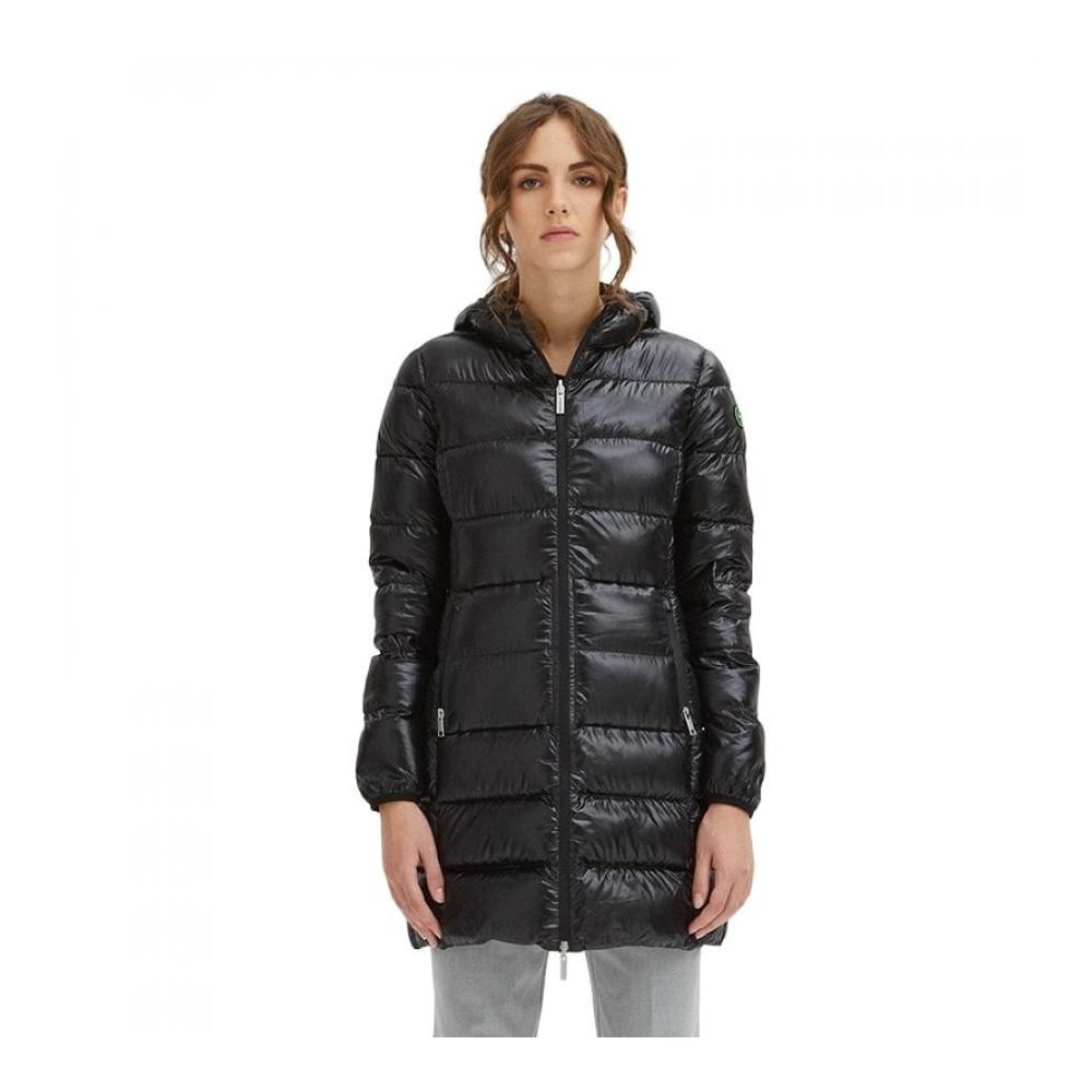 Centogrammi Chic feather-light down jacket with hood