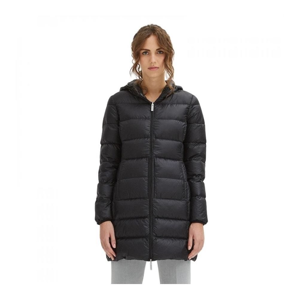 Centogrammi Chic feather-light down jacket with hood