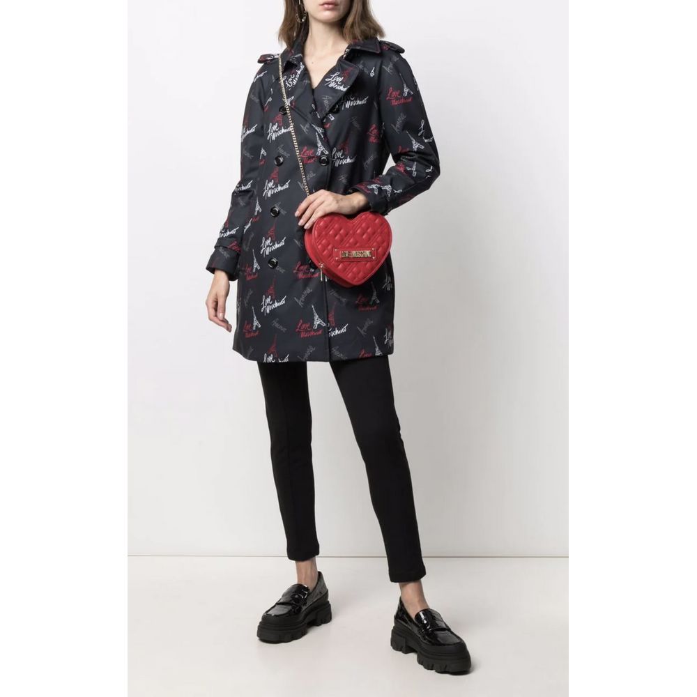 Love Moschino Black Polyester Women's Coat