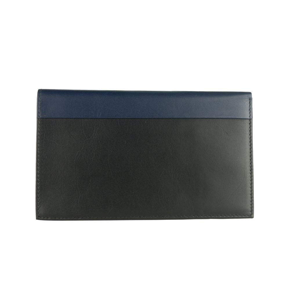 Cavalli Class Blue Calfskin Men's Wallet