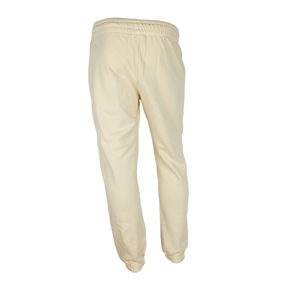 Diego Venturino Elegant beige cotton tracksuit pants for men