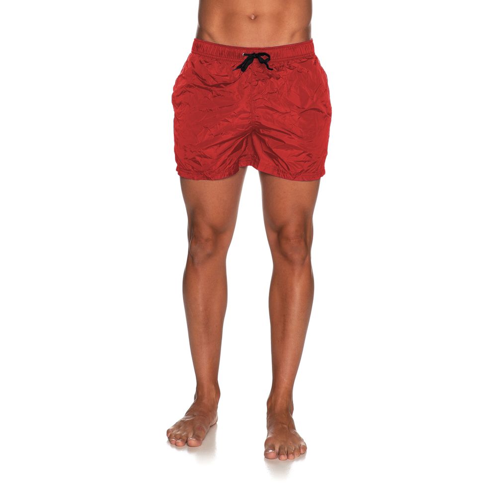 Refrigiwear Red Nylon Swimsuit for Men