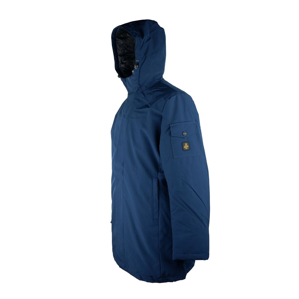 Refrigiwear Blue Polyester Men's Jacket