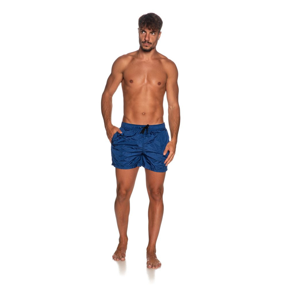 Refrigiwear Blue Nylon Swimsuit for Men