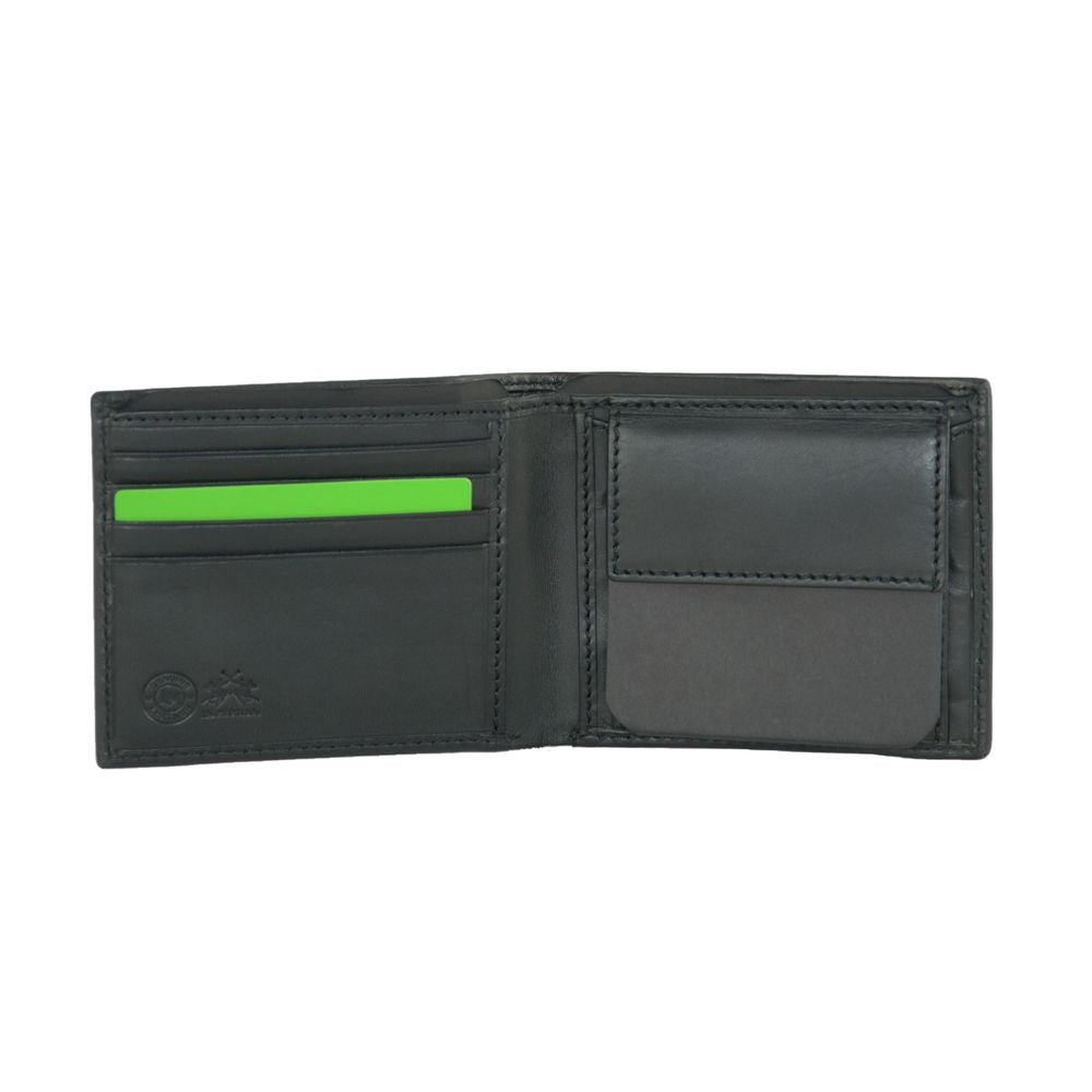 La Martina Black Calfskin Men's Wallet