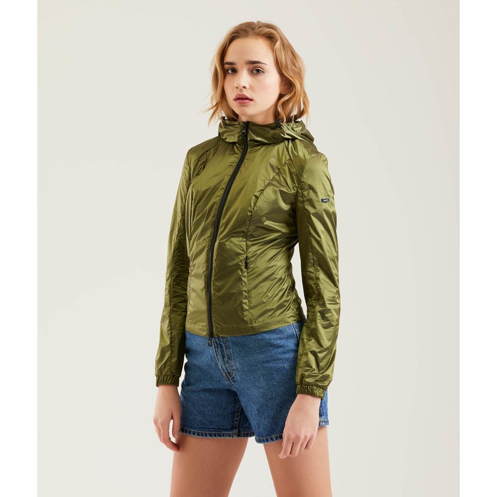 Refrigiwear Grüne Polyamid Damen Jacke