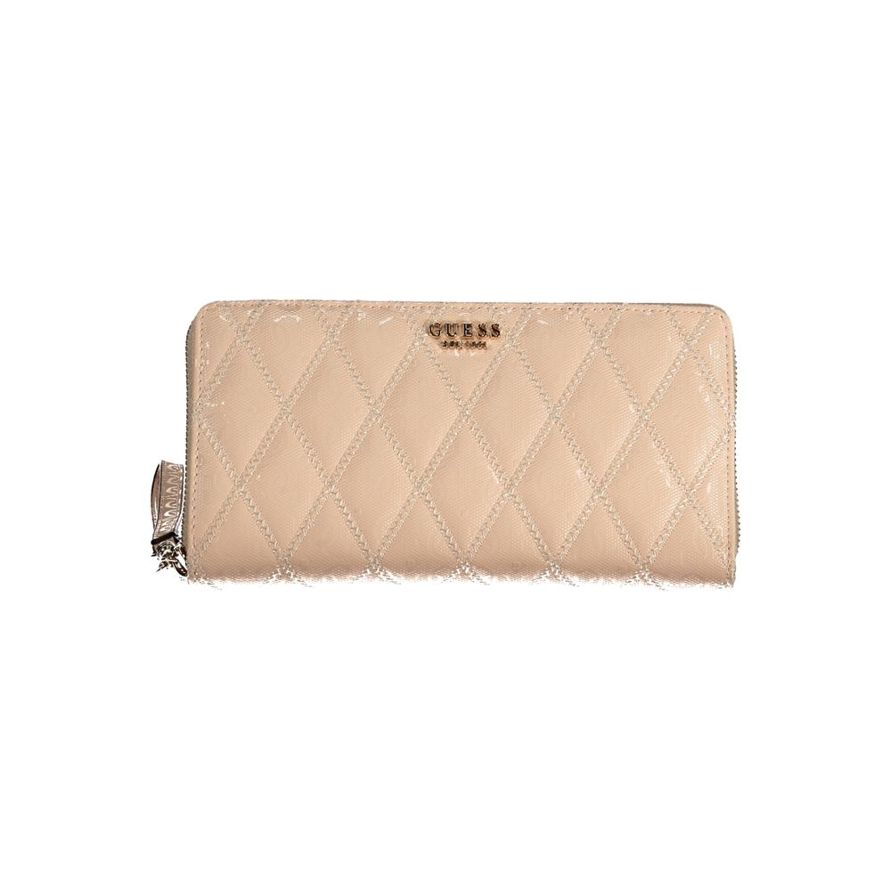 Guess Jeans wallet made of pink polyethylene